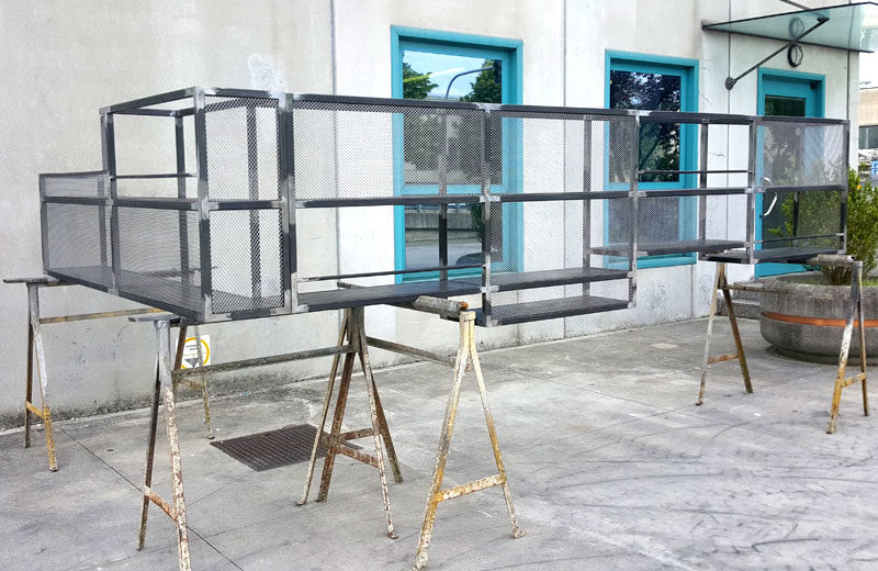 Lavorazione metalli - lavorazioni acciaio inox Treviso - struttura